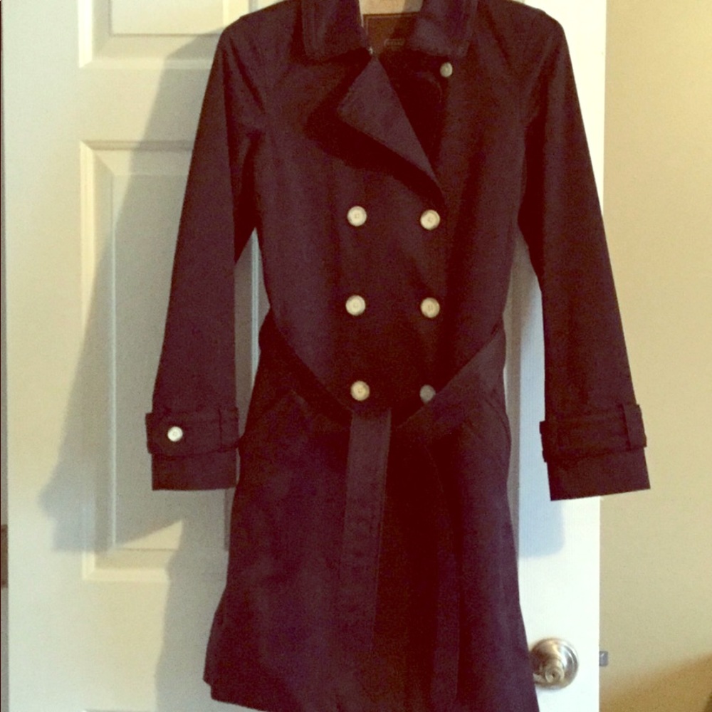 Fabulous Coach Trench - Navy EUC